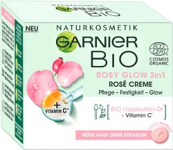 Garnier Bio Rosy Glow 3in1 Rosé Creme Gesichtscreme 50ml