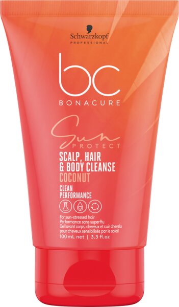 4045787803006 - BC Bonacure Sun Protect Scalp Hair & Body Cleanse Coconut Haarshampoo