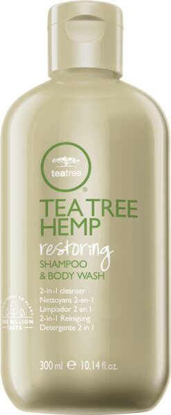 0009531133058 - Mitchell Paul Mitchell Tea Tree Hemp Restoring Shampoo & Body Wash 300 ml