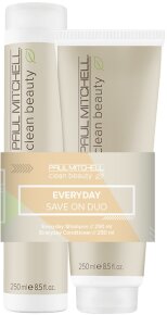 Aktion - Paul Mitchell Save on Duo Clean Beauty Everyday - Shampoo 250 ml + Conditioner 250 ml