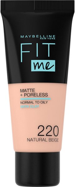 3600531324872 - Fit Me! Matte + Poreless Make-Up Nr 220 Natural Beige Foundation 30ml