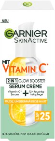 Garnier SkinActive Vitamin C 2in1 Glow Booster Serum Creme LSF 25 Gesichtsserum 50ml