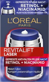 L'Oréal Paris RevitaLift Laser Gepresste Anti-Falten Pflege Nacht Gesichtscreme 50ml