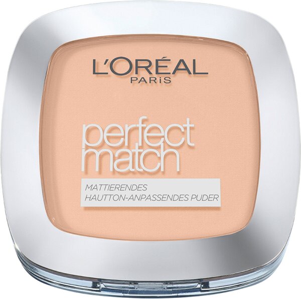 3600523634835 - LOré al Paris Perfect Match Puder 1R 1C Rose Ivory Puder (lose) 9g