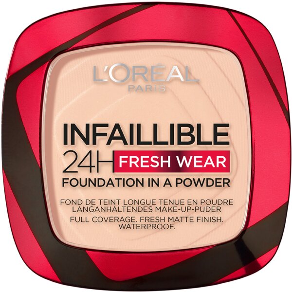 3600523951741 - L’Oréal Paris Teint Make-up Puder Infaillible 24H Fresh Wear Make-Up-Puder 180 Rose Sand 9 g