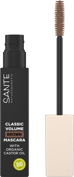 4025089085676 - Sante Naturkosmetik Augen Wimperntusche Classic Volume Mascara Nr 02 Brown 8 ml