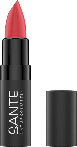 4025089085904 - Sante Naturkosmetik Lippen Lippenstifte Matte Lipstick Nr 06 Bright Papaya 450 g