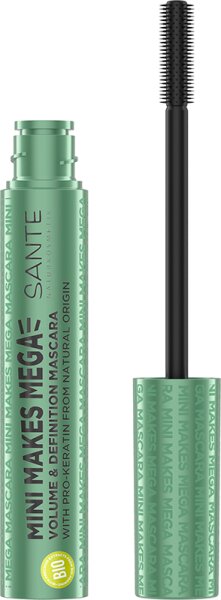 4055297158589 - Sante Naturkosmetik Augen Wimperntusche Mini Makes Mega Mascara Black 8 ml