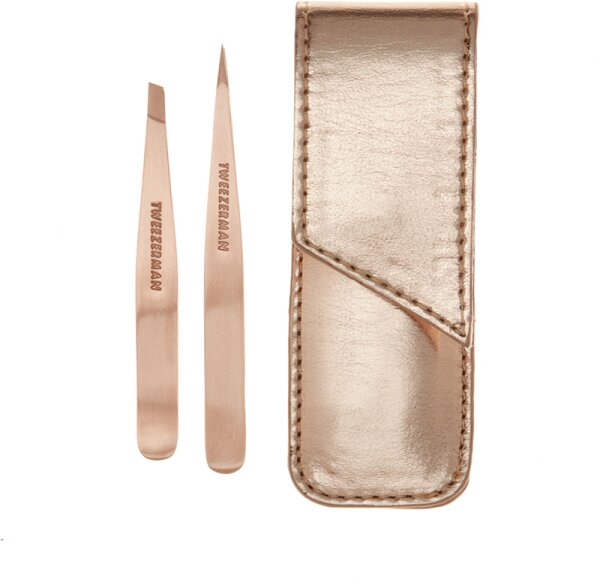 Tweezerman Petite Tweezer Set Ros&eacute;gold