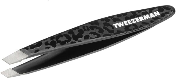 0038097022483 - Slant Tweezer Mini Black Leopard 1 Stk