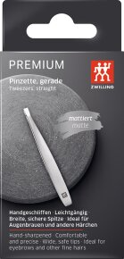 Zwilling Twinox Pinzette, gerade, mattiert, 90 mm 1 Stk.