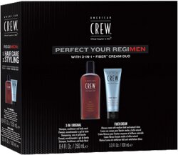 Aktion - American Crew Regimen 3-in-1 & Fiber Cream Duo