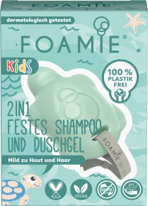 Foamie 2 in 1 Festes Shampoo & Duschgel Kids grün 80 g