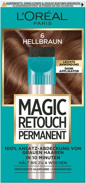 3600524043735 - L’Oréal Paris Haarfarben Magic Retouch Magic Retouch Permanent Ansatz-Abdeckung 6 Hellbraun 1 Stk