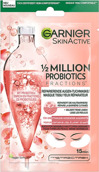 Reparierende Augen-Tuchmask Probiotics SkinActive 1/2 Garnier Million