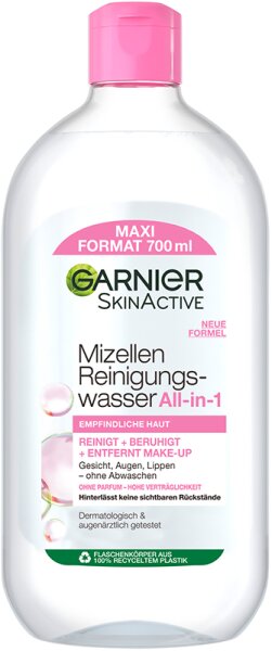 Garnier SkinActive Mizellen Gesichtswasser All-in-1 Reinigungswasser