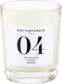 BON PARFUMEUR Candle 04 Black Tea, Mugwort, Birch Duftkerze 180 g