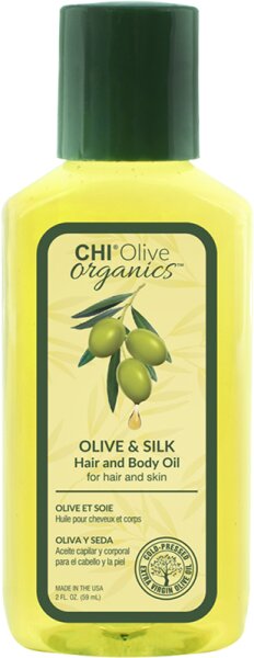 0633911788998 - Olive Organics Olive & Silk Hair and Body Oil 59 ml