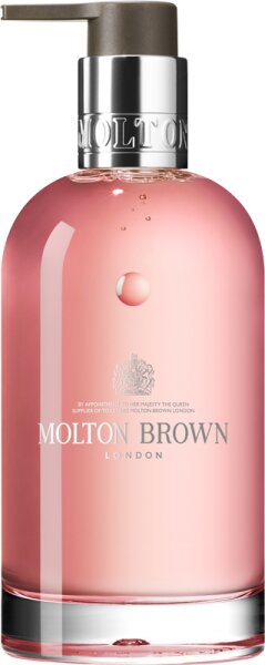 Morton Brown Delicious Rhubarb & Rose Fine Liquid Hand Wash Glass Bottle 200 ml