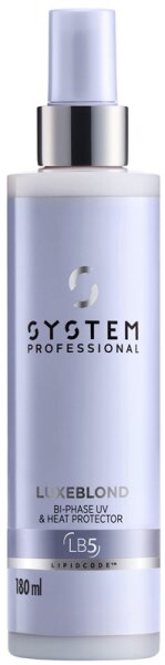 System Professional LipidCode LuxeBlond Bi-Phase UV & Heat Protector LB5 180 ml