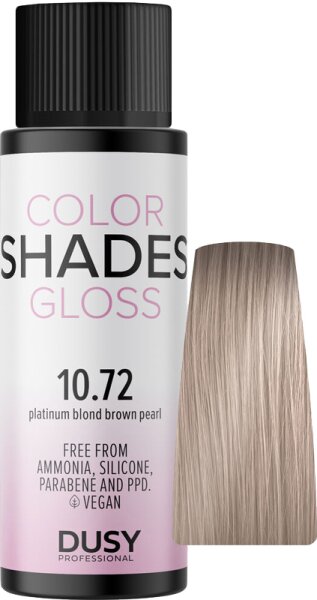 4016660059346 - dusy professional Color Shades Gloss 1072 Platin Blond Braun Perl 60 ml