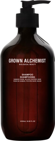 9340800000123 - Grown Alchimist Damask Rose Black Pepper & Sage Shampoo 500 ml