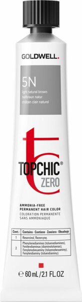 4021609152033 - Topchic Zero Haarfarbe 5N hellbraun natur Tube 60 ml