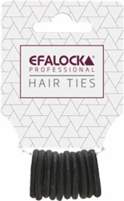 Efalock Haargummi mini 10 Stk. schwarz