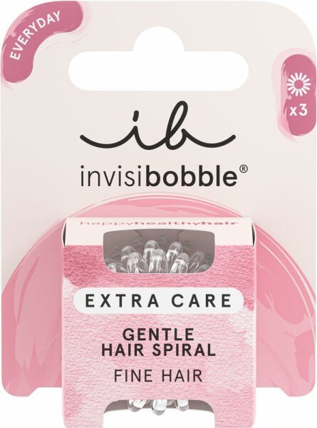 Invisibobble Extra Care Crystal Clear 3 Stk.