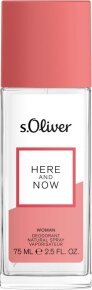 s.Oliver Here and Now Woman Deodorant 75 ml