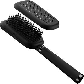 Bellody® - Patentierte Haarbürste mit Selbstreinigungsfunktion (1 Stück - Classic Black)