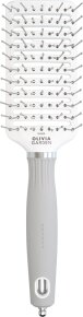 Olivia Garden Expert Care Vent Nylon Bristles White & Grey M 1 Stk.