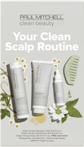Aktion - Paul Mitchell Clean Beauty Scalp Therapy Trio + Jade Comb