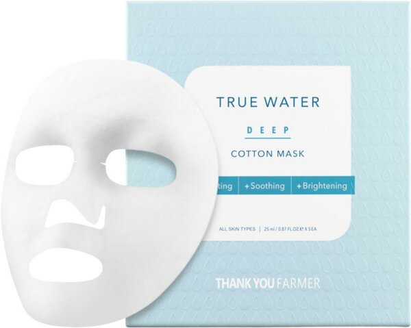 8809454980171 - True Water Deep Cotton Mask Set 125 ml