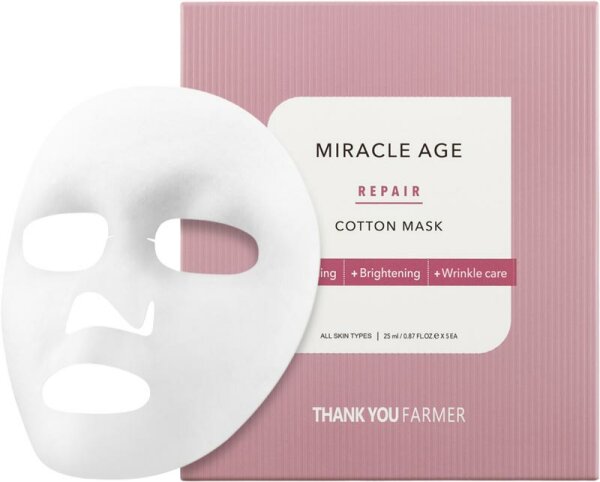 8809454980195 - Miracle Age Repair Cotton Mask Set 125 ml