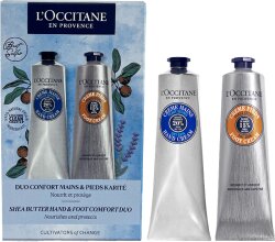 L'Occitane Shea Beruhigendes Hand- & Fußpflege Duo = Handcreme 150 ml + Fußcreme 150 ml 2 Artikel im Set