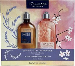 L'Occitane Duschgel Duo Ein Trip in die Provence für Zwei =  L'Occitan Duschgel 250 ml + Kirschblüte Duschgel 250 ml 2 Artikel im Set