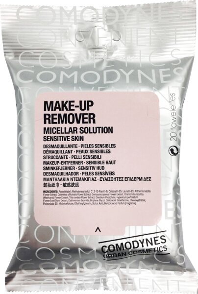 Comodynes Make Up Remover Micellar Sensitive Skin Reinigungst&uuml;cher 20 Stk.