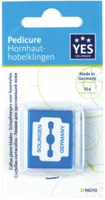 YES Solingen Hornhauthobelklingen in Blisterverpackung 1 Stk.