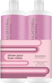 Aktion - Paul Mitchell Clean Beauty Save Big Color Protect 2x 1000 ml