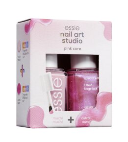 Essie Nagellack Set pink core (Nr. 17 muchi muchi, 20 astral aura) Nagellack Set 1Stk