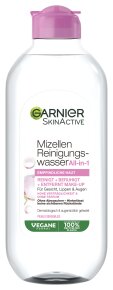 Garnier SkinActive Mizellen Reinigungswasser All-in-1 für empfindliche Haut Gesichtswasser 400ml