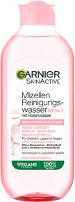 Garnier SkinActive Mizellen Reinigungswasser All-in-1 Rosenwasser Reinigungsfluid 400ml