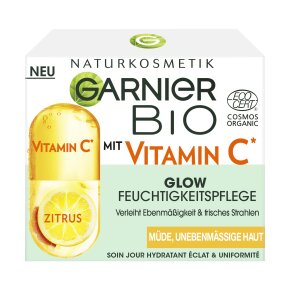 Garnier Bio Vitamin C Glow Feuchtigkeitspflege Gesichtscreme 50ml