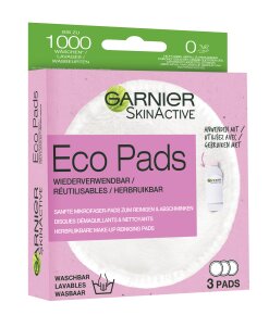 Garnier SkinActive Eco Pads Gesichtsreinigungstuch 3Stk