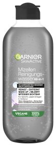 Garnier SkinActive Mizellen Reinigungswasser All-in-1 Aktivkohle Gesichtswasser 400ml