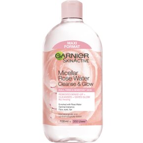 Garnier SkinActive Micellar Rose Water Cleanse & Glow for Dull, Tired & Sensitive Skin Gesichtswasser 700ml