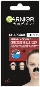 Garnier PureActive Charcoal Strips Anti-Mitesser Gesichtsmaske 1Stk