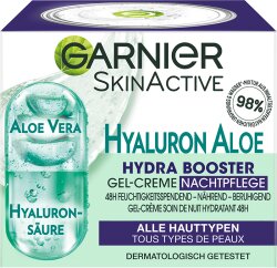 Garnier SkinActive Hyaluron Aloe Hydra Booster Gel-Creme Nachtpflege Nachtcreme 50ml