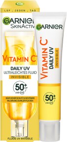 Garnier SkinActive Vitamin C Daily UV Ultraleichtes Fluid Invisible LSF 50+ Gesichtsfluid 40ml